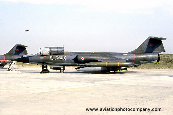 Turkish Air Force 182 Filo Lockheed F-104G Starfighter 8-756 (1987)