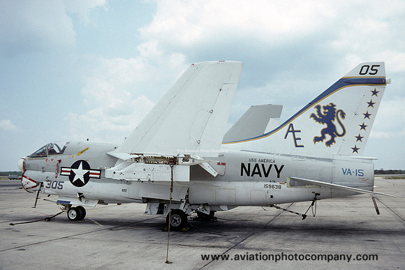 US Navy VA-15 LTV A-7E Corsair 159638/AE-305 (1976)