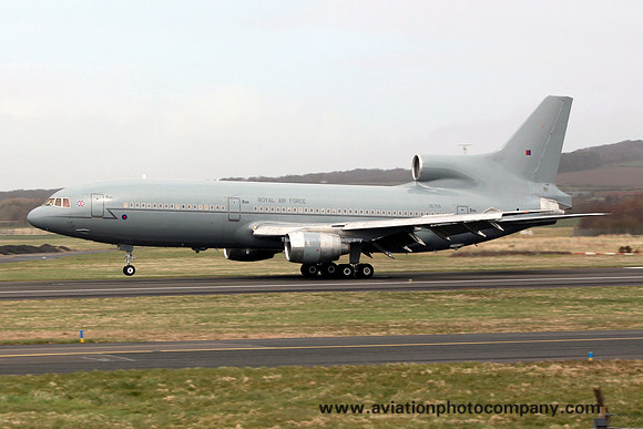 RAF 216 Squadron Lockheed Tristar C.2 ZE705 at Prestwick (2013)