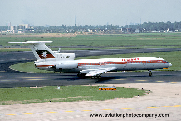 Balkan Tupolev Tu-154 LZ-BTF (1976)