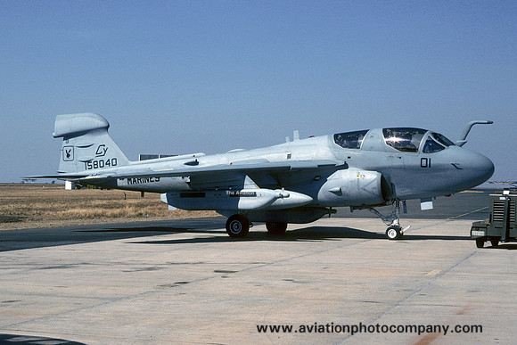 US Marines VMAQ-2 Grumman EA-6B Prowler 158040/CY-01