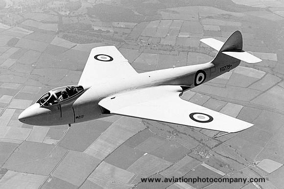 RAF Hawker P.1052 VX279 Air to Air