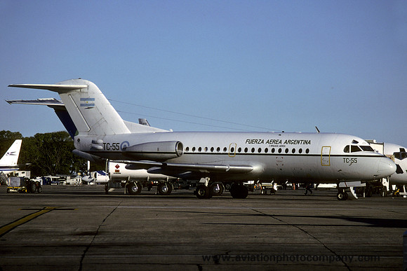 Argentine Air Force 1 BA Fokker F-28 TC-55 (2002)