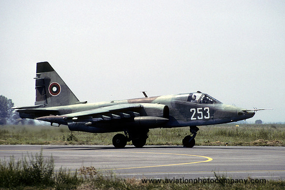 Bulgarian Air Force Sukhoi Su-25K 253 (2002)