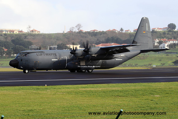 German Air Force Lockheed C-130J-30 Hercules 55+02 at Lajes (2024)