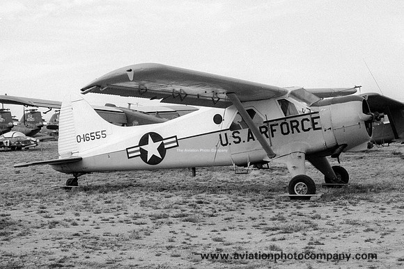 USAF DHC-2 U-6A Beaver 51-16555 stored at MASDC Davis Monthan (1972)