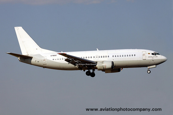 Grand Cru Airlines Boeing 737-300 LY-BGC at Manchester (2013)