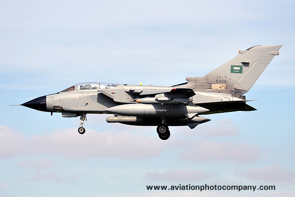 Royal Saudi Air Force 75 Squadron Panavia Tornado IDS 8306 at RAF Coningsby (2013)