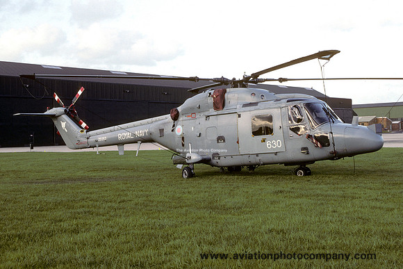 Royal Navy 702 Squadron Westland Lynx HAS.3 ZD263/PO630 (1992)