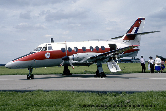 RAF 6 FTS 45 Squadron HP Jetstream T.1 XX494/B (1992)