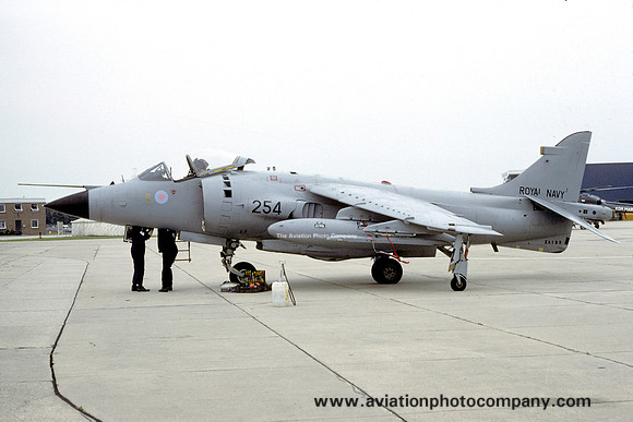 Royal Navy 801 Squadron Hawker Siddeley Sea Harrier FRS.1 ZA193/254 (1982)
