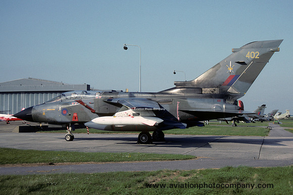 A&AEE/TWCU Panavia Tornado GR.1 ZA402 at IAT Boscombe Down (1992)