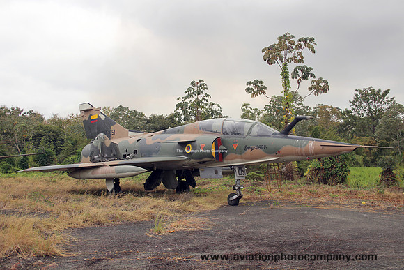 Ecuadorian Air Force Dassault Mirage 50DV FAE1051 stored at Taura (2014)