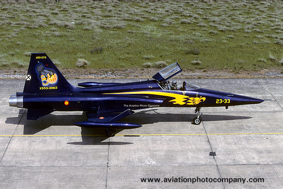 Spanish Air Force Ala 23 Northrop RF-5A AR9-070 special colour scheme (2003)