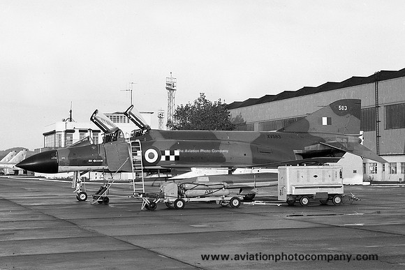 RAF 43 Squadron McDonnell F-4K Phantom FG.1 XV583 (1972)