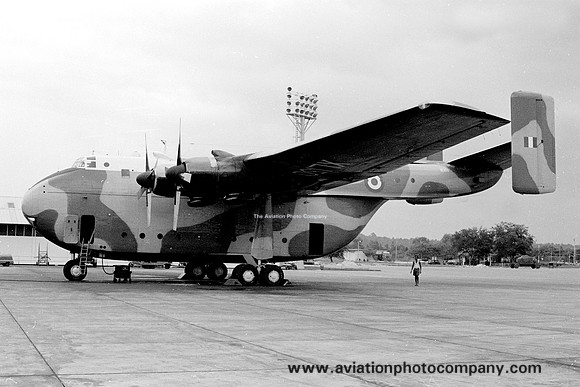 RAF 34 Squadron Blackburn Beverley C.1 XL150 at RAF Seletar (1966)
