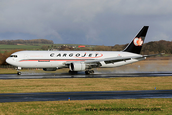 Cargojet Boeing 767-300F C-GYAJ at Prestwick (2015)