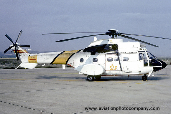 Spanish Air Force Esc 801 Aerospatiale AS.332 Puma HD.21-5 (1985)