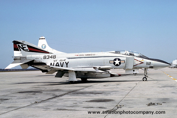 US Navy VF-154 McDonnell F-4J Phantom 158348/NE-112 (1975)