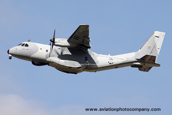 Colombian Navy CASA CN.235MPA ARC803 at F-Air Rio Negro (2015)