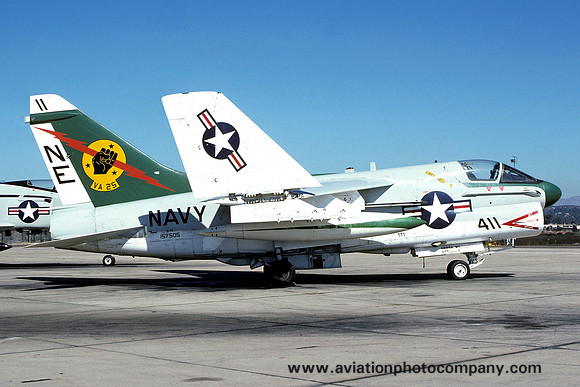 US Navy VA-25 LTV A-7E Corsair 157505/NE-411 (1975)