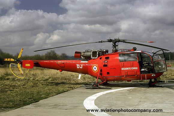 French Securite Civile Sud Alouette III 1879/DJ (1986)