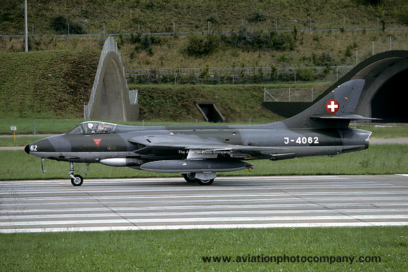 Swiss Air Force Hawker Hunter F.58 J-4062 (1979)