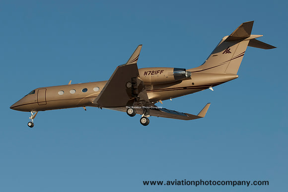Gulfstream IV  N721FF at Las Vegas IAP (2014)