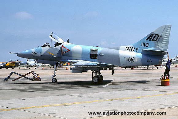 US Navy VF-43 Douglas A-4E 151118/AD-320 (1975)