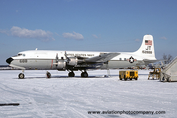 US Navy VR-52 Douglas C-118B Liftmaster 152688/JT (1976)