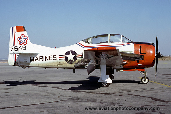 USMC North American T-28B Trojan 137649 (1976)
