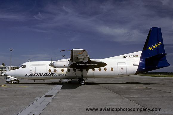 Farnair Europe Fokker F-27 HA-FAB (1999)