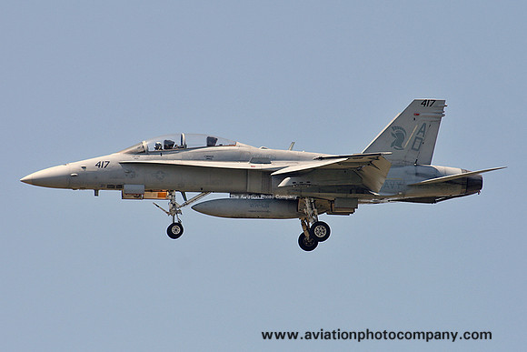 US Navy VFA-106 McDonnell Douglas F/A-18D Hornet 163497/AD-417 at NAS Oceana (2015)