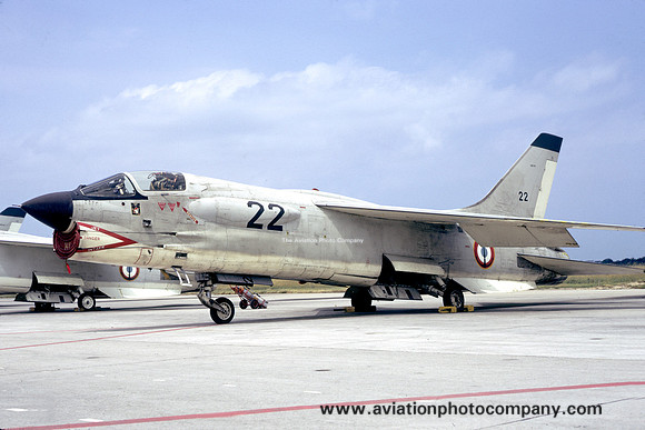 French Navy 12F Chance F-8E Crusader 22 (1973)