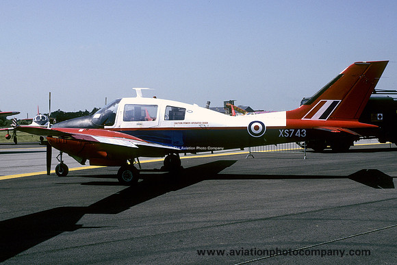 ETPS Beagle Basset CC.1 XS743 at IAT Boscombe Down (1992)