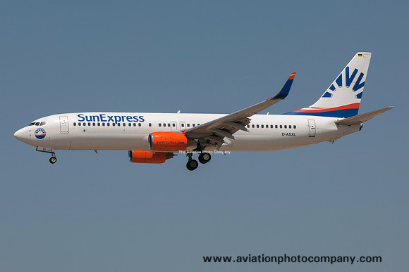 Sun Express Boeing 737-800 D-ASXL at Frankfurt (2015)