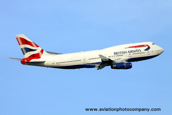 British Airways Boeing 747-400 G-BYGE at London Heathrow (2013)