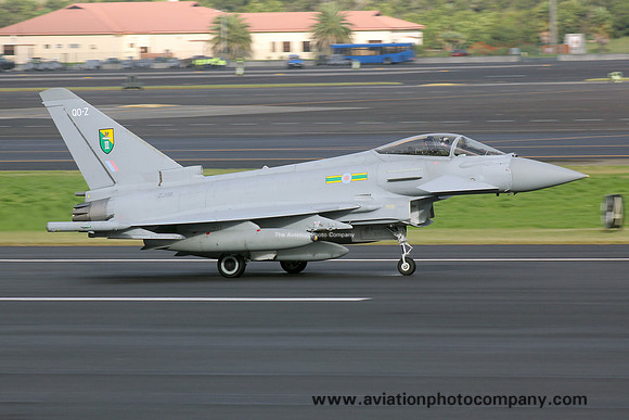 RAF 3 Squadron Eurofighter Typhoon FGR.4 ZJ911/QO-Z at Lajes (2015)