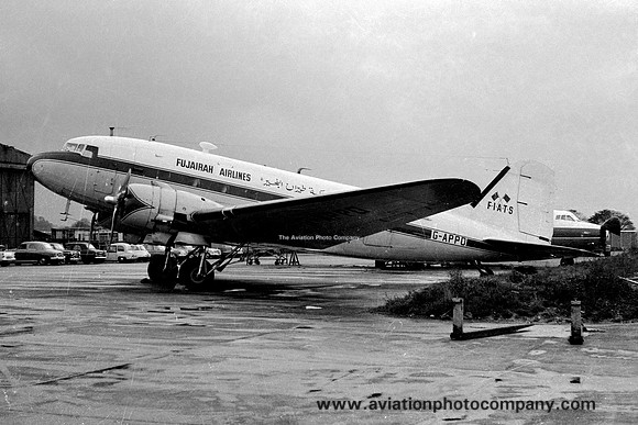 Fujairah Airlines Douglas C-47 Dakota G-APPO (1968)