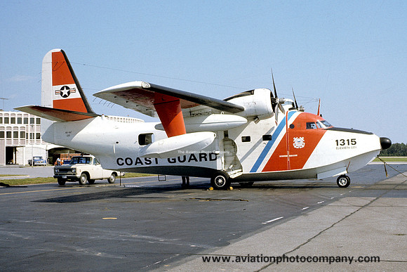 US Coast Guard Elizabeth City Grumman HU-16E CG1315 (1974)