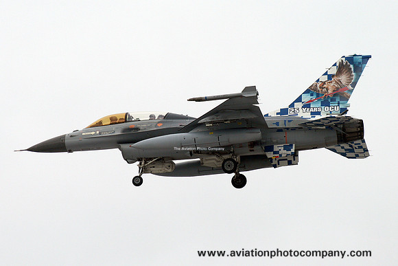 Belgian Air Force 10 Wing GD F-16BM FB-24 at Kleine Brogel (2013)