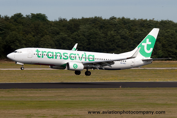 Transavia Boeing 737-800 PH-HZJ at Eindhoven (2015)