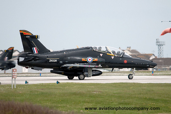RAF 4 Squadron BAE Hawk T.2 ZK029/T at RAF Valley (2013)