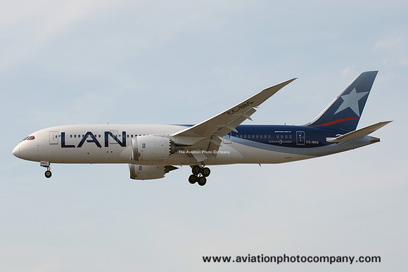 LAN Chile Boeing 787-8 CC-BBG at Frankfurt (2015)