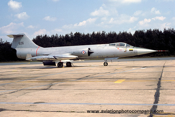 Norwegian Air Force 331 Skv Lockheed F-104G Starfighter 626 (1977)
