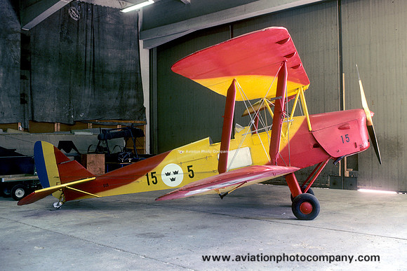 Swedish Air Force De Havilland Tiger Moth 515/15-5 (1983)