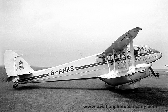 British European Airways De Havilland Dragon Rapide G-AHKS