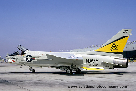 US Navy VF-302 Chance F-8H 147007/ND-201 (1973)