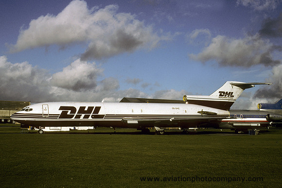 DHL Boeing 727-200F OO-DHZ stored at Lasham (1999)