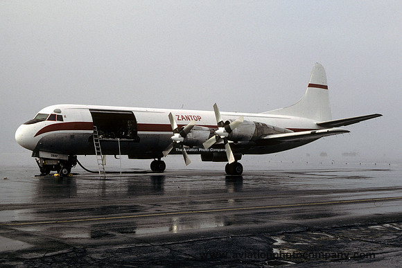 Zantop Lockheed Electra N284F (1981)
